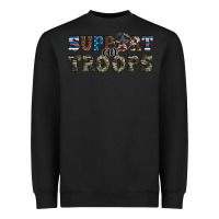 Black armed forces day support our troops Heavyweight Sweatshirt - Artiststas