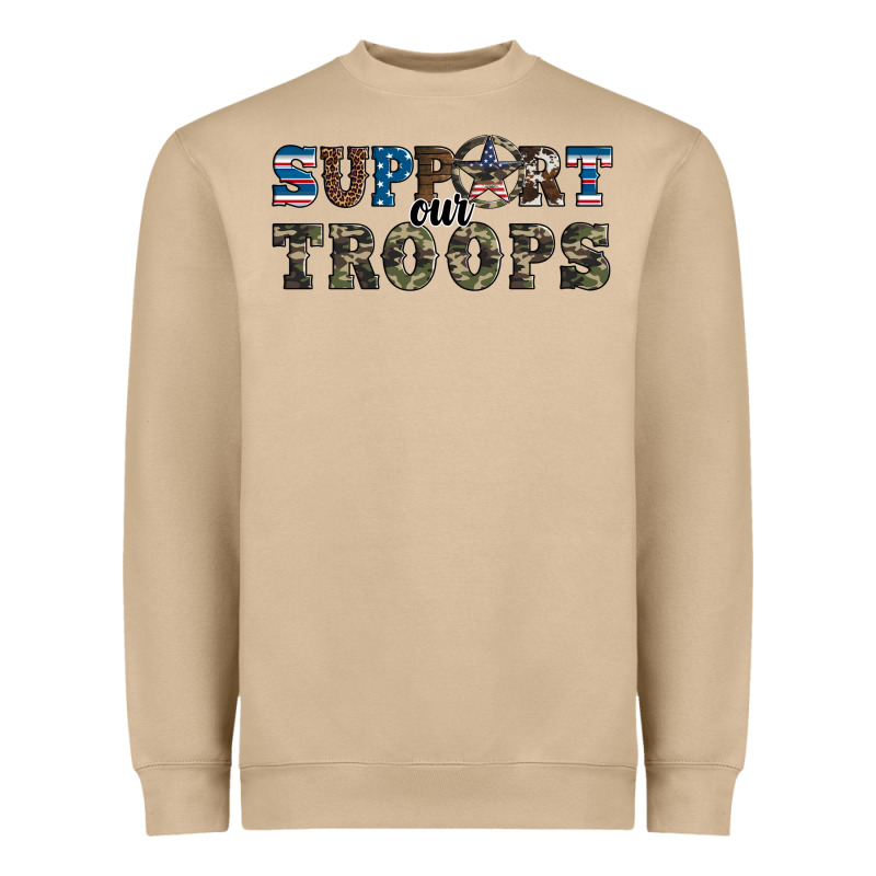 Armed Forces Day Support Our Troops Heavyweight Sweatshirt by Artiststas | Teevron
