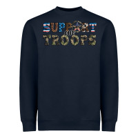 Navy armed forces day support our troops Heavyweight Sweatshirt - Artiststas