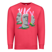 Cardinal easter island moai figures  cute travelers funny gift Premium Sweatshirt - maiPhamDesign