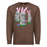 Chestnut easter island moai figures  cute travelers funny gift Premium Sweatshirt - maiPhamDesign