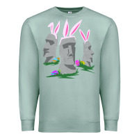Seafoam easter island moai figures  cute travelers funny gift Premium Sweatshirt - maiPhamDesign