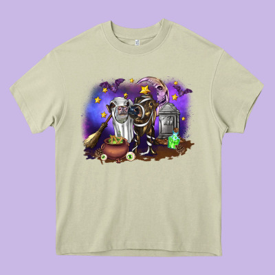 Cow Halloween Heavy Core Tee Designed By Ranaportraitstore