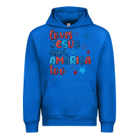 Cobalt love jesus and america too Urban Hoodie - JahusDesignShop
