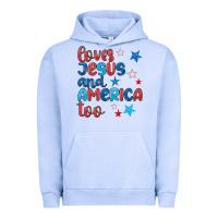 Pigment Grape Ice love jesus and america too Urban Hoodie - JahusDesignShop
