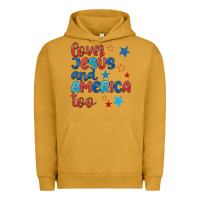 Pigment Peanut Butter love jesus and america too Urban Hoodie - JahusDesignShop