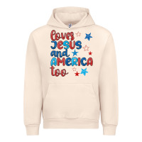 Sandshell love jesus and america too Urban Hoodie - JahusDesignShop