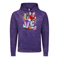 Cloud Purple Easter love Teacher Vintage Hoodie - OliviaCreatesArt