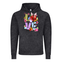 Vintage Black Easter love Teacher Vintage Hoodie - OliviaCreatesArt