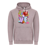 Vintage Zinc Easter love Teacher Vintage Hoodie - OliviaCreatesArt