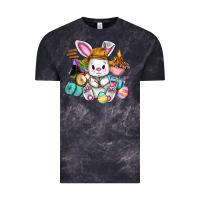 Cloud Black Easter Day Camper  Happy Easter Day Vintage Tee - CowGirlArtShop