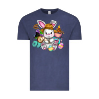 Vintage Denim Easter Day Camper  Happy Easter Day Vintage Tee - CowGirlArtShop