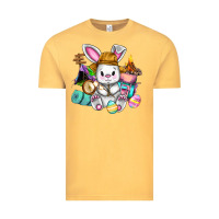 Vintage Mustard Easter Day Camper  Happy Easter Day Vintage Tee - CowGirlArtShop