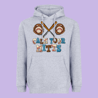 Calm Your Mitts Heavyweight Hoodie Designed By Adodesignshop