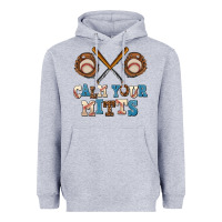 Heather Grey calm your mitts Heavyweight Hoodie - AdoDesignShop