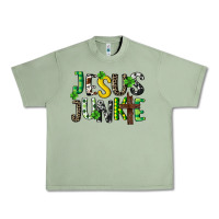 Oil Green Jesus junkie St. Patrick's Urban Heavy Tee - CowGirlArtShop
