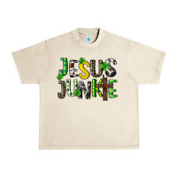 Sandshell Jesus junkie St. Patrick's Urban Heavy Tee - CowGirlArtShop