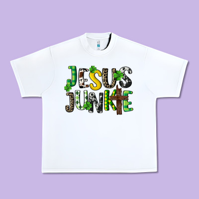Jesus Junkie St. Patrick's Urban Heavy Tee Designed By Cowgirlartshop
