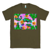 Army Green Chameleon Classic Tee - Artiststas