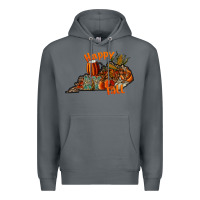 Rock happy fall Premium Hoodie - CowhideDigitalArt