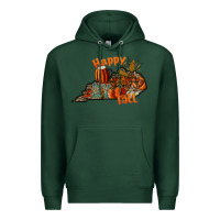 Sports Green happy fall Premium Hoodie - CowhideDigitalArt