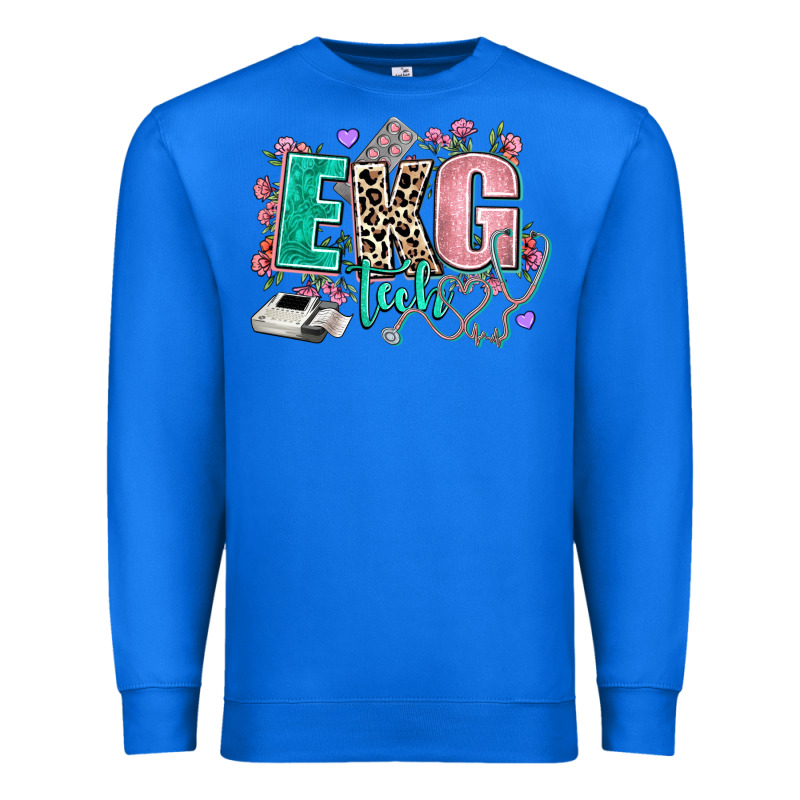 Ekg Tech Premium Sweatshirt by AdoDesignShop | Teevron