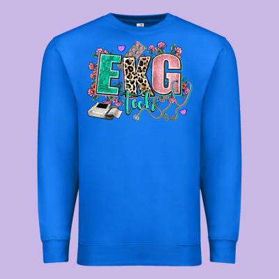 Ekg Tech Premium Sweatshirt Designed By Adodesignshop