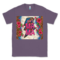 Lavender girl mama thunder with flowers Classic Tee - TumblerDesignByShophia