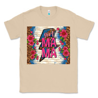 Mushroom girl mama thunder with flowers Classic Tee - TumblerDesignByShophia