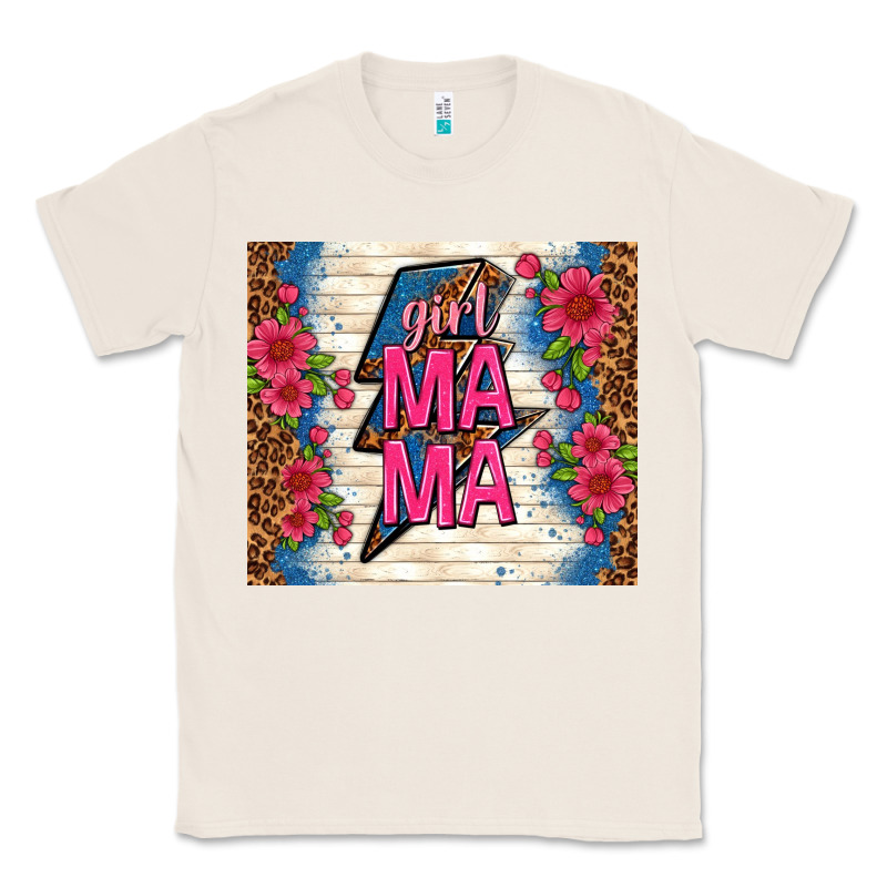 Girl Mama Thunder With Flowers Classic Tee by TumblerDesignByShophia | Teevron