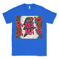 True Royal girl mama thunder with flowers Classic Tee - TumblerDesignByShophia