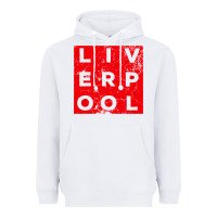 White Cool Retro Grunge Vintage look Liverpool shirt gift , best gift, costu Heavyweight Hoodie - maiPhamDesign