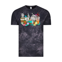 Cloud Black Easter Hippopotamus coffee cups Easter Day Vintage Tee - CowGirlArtShop