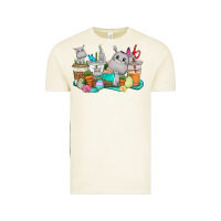 Vintage Arctic Easter Hippopotamus coffee cups Easter Day Vintage Tee - CowGirlArtShop