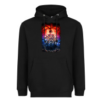 Black Things Eleven Days Stranger Heavyweight Hoodie - maiPhamDesign
