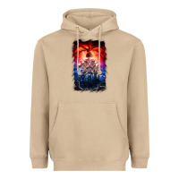 Mushroom Things Eleven Days Stranger Heavyweight Hoodie - maiPhamDesign