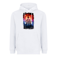 White Things Eleven Days Stranger Heavyweight Hoodie - maiPhamDesign