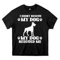 Black rescue dog Heavy Core Tee - Bettercallsaul