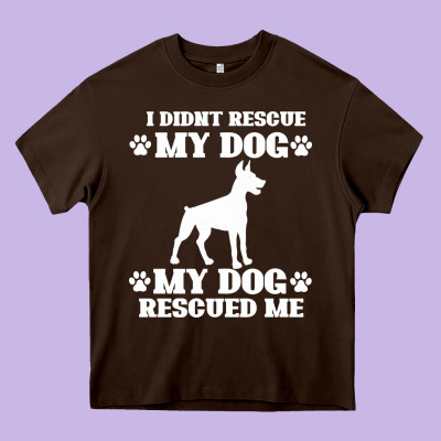 Rescue Dog Heavy Core Tee Designed By Bettercallsaul
