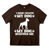 Chocolate Brown rescue dog Heavy Core Tee - Bettercallsaul
