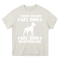 Cream rescue dog Heavy Core Tee - Bettercallsaul