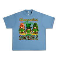 Pebble Blue Shamrockin' with my gnomies St. Patricks day Urban Heavy Tee - HowdyJamesFarm