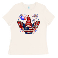 Bone Gnome with 4th Of July elements Ladies Tee - HowdyJamesFarm
