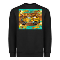 Black western bee gnomes truck honeycomb  leopard turquoise wooden serape Heavyweight Sweatshirt - Artiststas