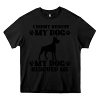 Black rescue dog Heavy Core Tee - Bettercallsaul
