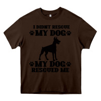Chocolate Brown rescue dog Heavy Core Tee - Bettercallsaul