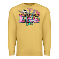 Antique Gold ekg tech Premium Sweatshirt - AdoDesignShop