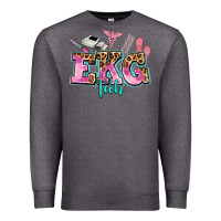 Charcoal Heather ekg tech Premium Sweatshirt - AdoDesignShop