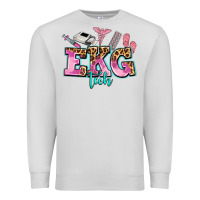 Dove Grey ekg tech Premium Sweatshirt - AdoDesignShop