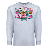 Heather Grey ekg tech Premium Sweatshirt - AdoDesignShop